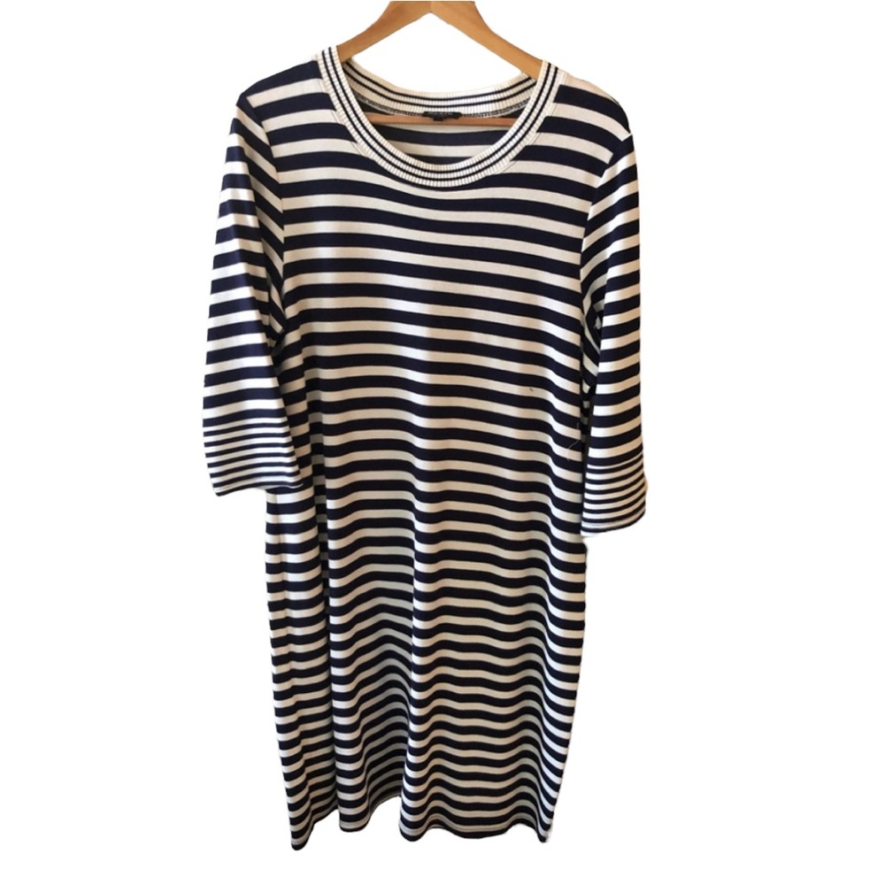 Worth striped shift dress